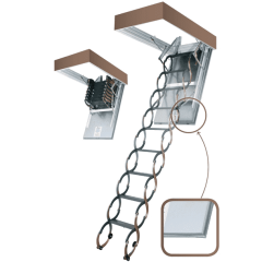 FAKRO Лестница ножничная металлическая 60*120 LSF-300