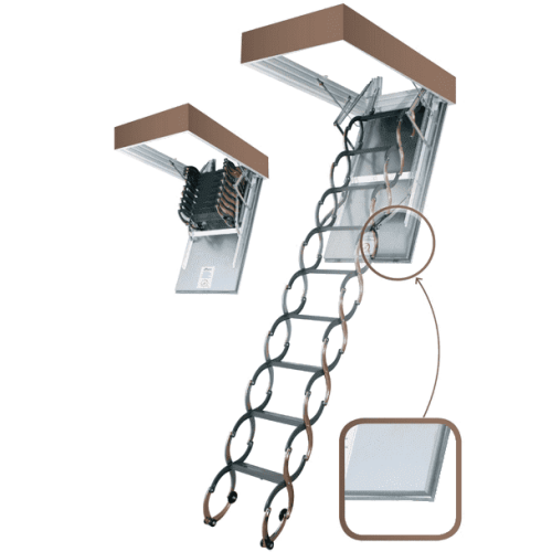 FAKRO Лестница ножничная металлическая 70*  80 LSF-300