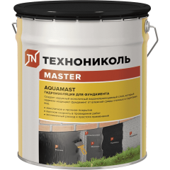 Мастика битумная Технониколь Aquamast 18 кг для фундамента