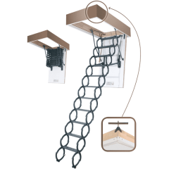 FAKRO Лестница ножничная термоизоляционная LST 60*120/280